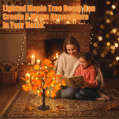 Artificial Fall Lighted Maple Tree